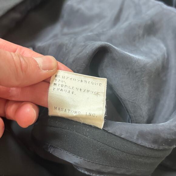 Japan Rynshu Maji Masatomo Runway Blazer Jacket Silver Latch Buttons Large - Picture 9 of 12